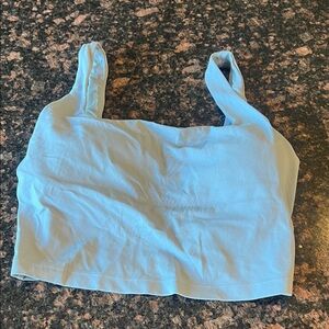 CRZ YOGA Sky Blue Cropped Tank medium